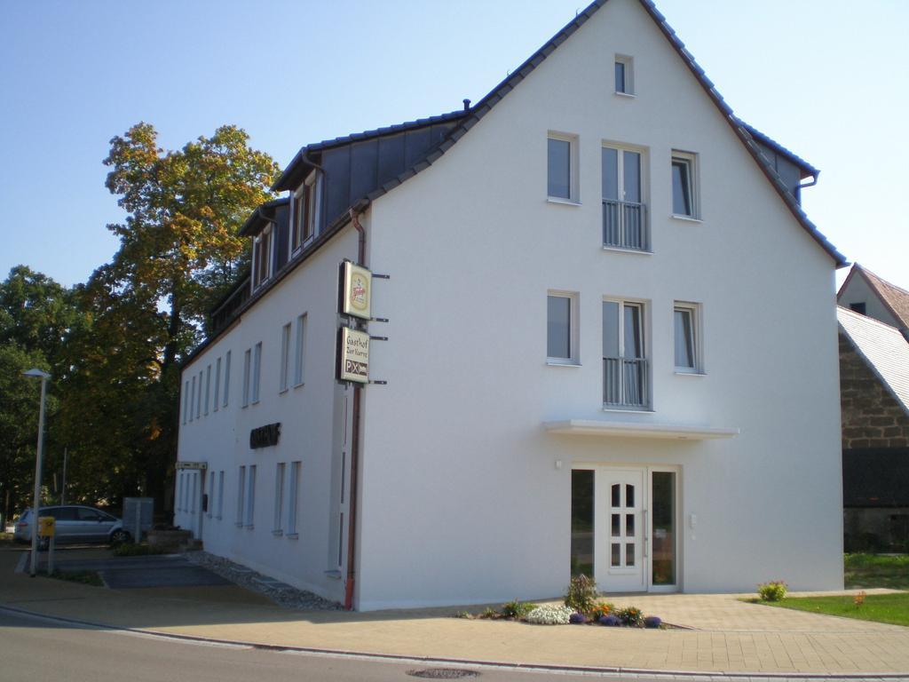 Hotel Gastehaus Zur Kurve Zirndorf Exterior foto